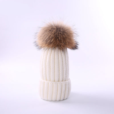Gorro Infantil de Lana con Pompón para Otoño e Invierno - Image 22