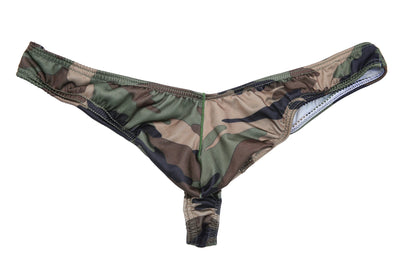 Calzoncillos Tácticos Camuflaje Cintura Baja con Bolsa de Almacenamiento para Hombre - Image 3