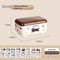 Caja De Almacenamiento A Prueba De Polvo, Marrón