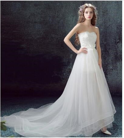 Vestido de Novia Sirena con Falda Desmontable y Encaje Tul - Image 9