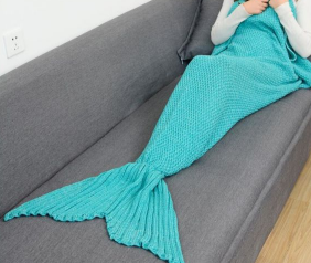 Manta Cola de Sirena para Dormir - Cozy Knit - Image 12
