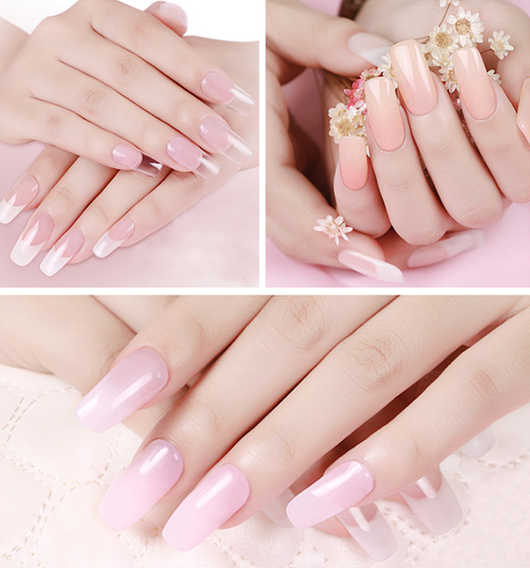 Extensiones de Uñas Transparentes con Pegamento de Estado Sólido - Caja de 100 Piezas - Image 9