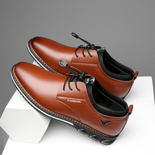 Zapatos Casuales Coreanos con Punta Redonda para Hombre