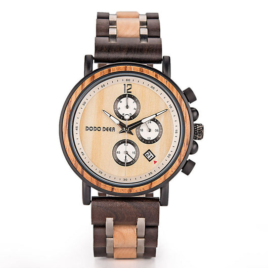 Reloj de Madera Multifuncional para Hombre - Image 11
