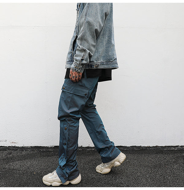 Pantalones Cargo con Cierres Rápidos