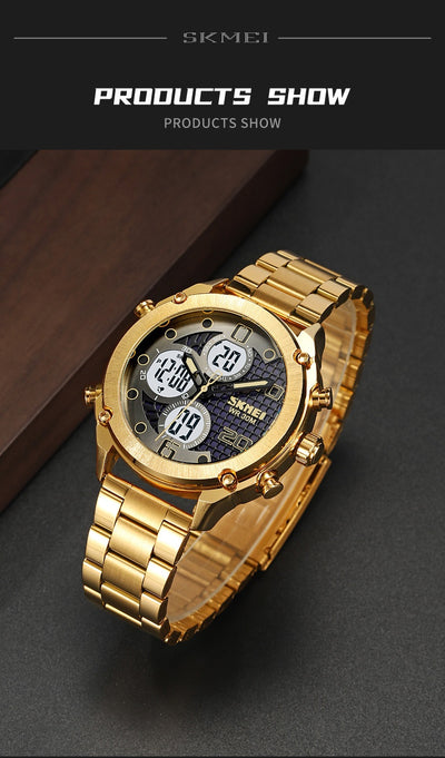 Reloj Deportivo Hombre Doble Movimiento Electrónico Multifuncional - Image 21