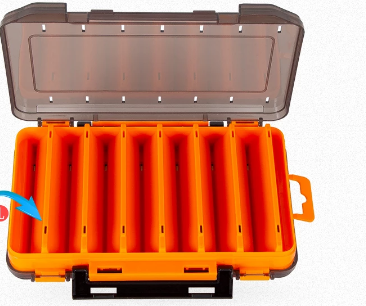 Caja Organizadora Doble para Carnada y Accesorios de Pesca - Image 28