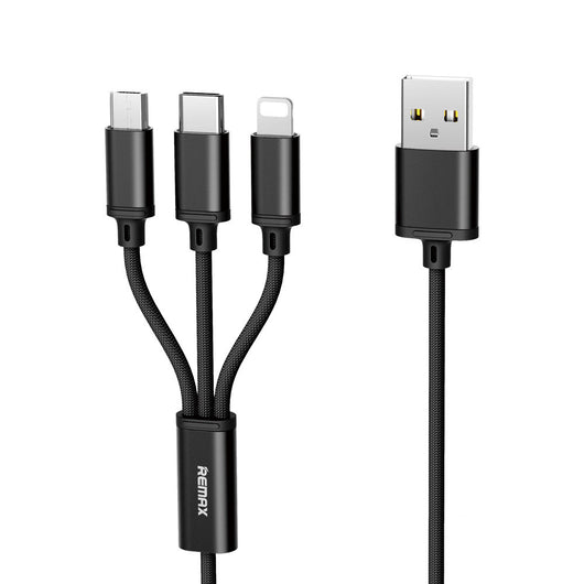 Cable de Carga Trenzado 3 en 1