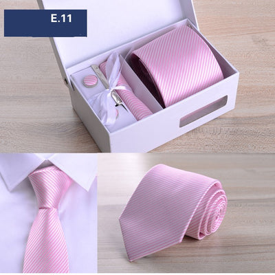 Corbata Rayada 8cm en Caja de Regalo Premium - Image 26