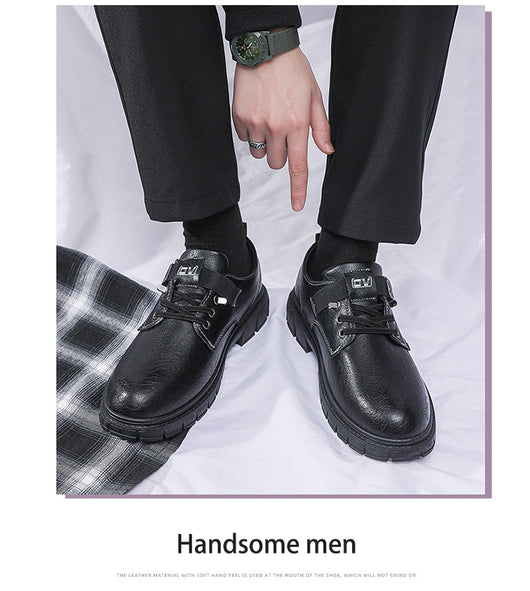 Botas de Cuero Elevadas Estilo Ejecutivo - Zapatos Casuales Profesionales para Hombre - Image 9