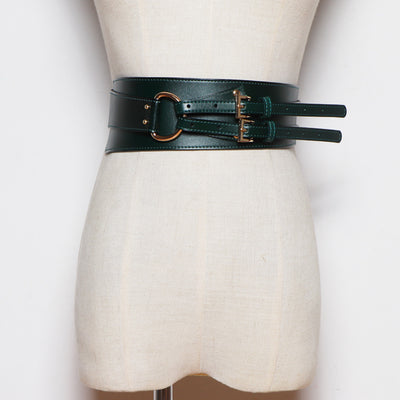 Faja Ancha para Mujer con Hebilla Diagonal de Cuero - Image 9