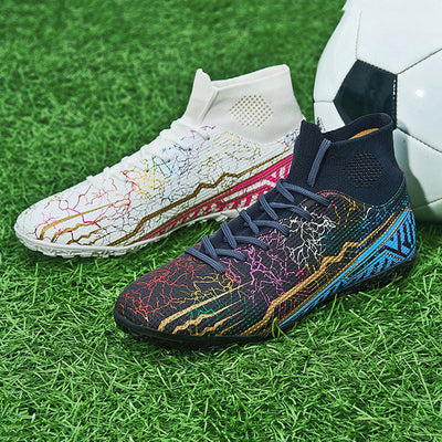 Botines de Fútbol Sala Alto Rendimiento con Tacos para Jóvenes