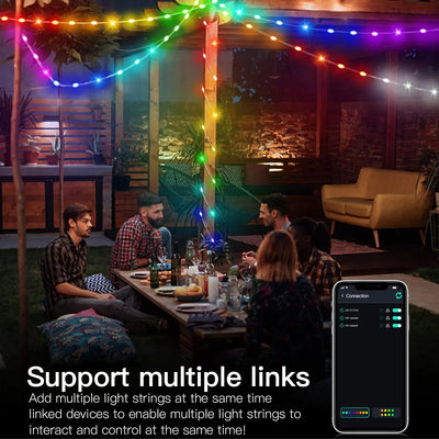 Guirnalda LED Inteligente Multicolor con Bluetooth y Control USB - Image 4
