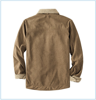Chaqueta de Cachemira Gruesa para Hombre - Corte Holgado y Casual - Image 13