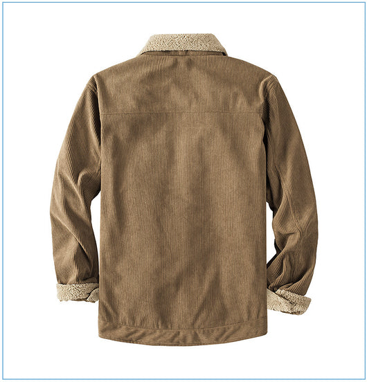 Chaqueta de Cachemira Gruesa para Hombre - Corte Holgado y Casual - Image 13