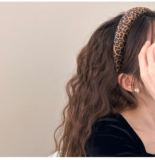 Diadema Vintage Leopardo en Terciopelo - Accesorio Versátil para Cualquier Estilo - Image 19
