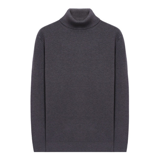 Suéter de Cuello Alto Grueso para Hombre con Mangas Largas - Image 4