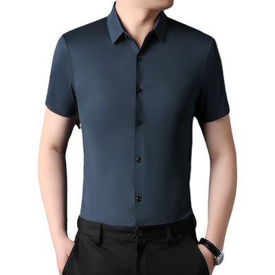 Camisa Tencel sin Planchado Anti-arrugas para Hombre - Image 4
