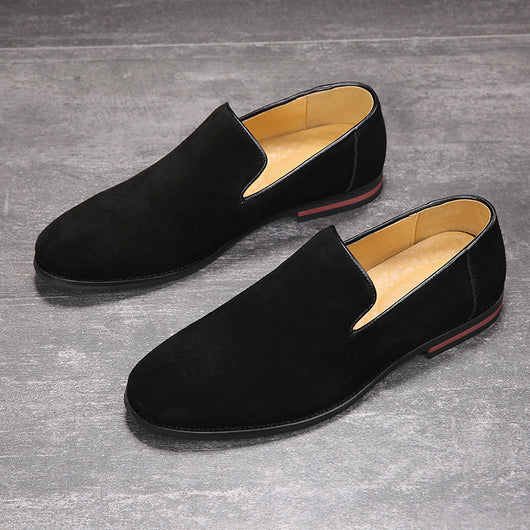 Zapatos de Ante para Hombre Punta Aguda Estilo Británico Versátil - Image 4