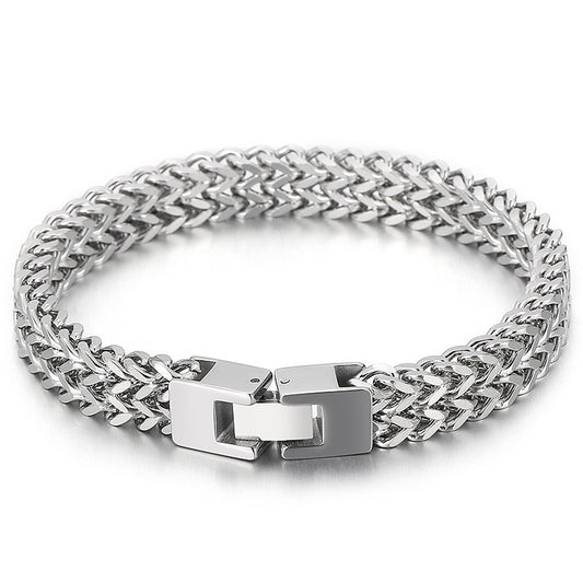 Pulsera de Doble Fila Minimalista Estilo Urbano Europeo y Americano - Image 2
