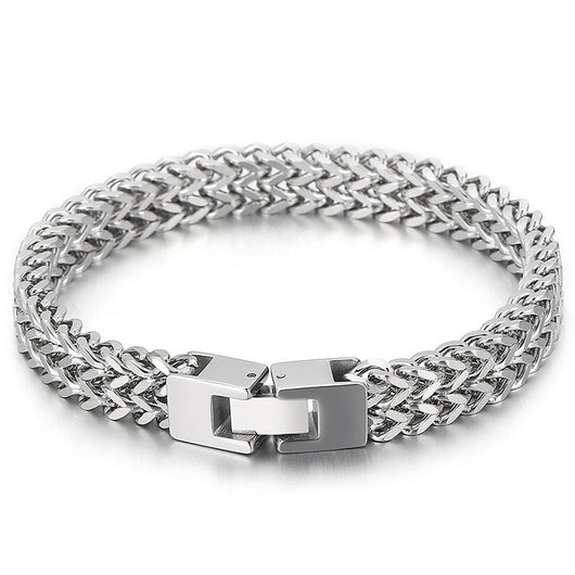 Pulsera de Doble Fila Minimalista Estilo Urbano Europeo y Americano - Image 2