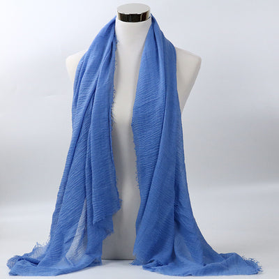 Foulard de Algodón Monocromático Versátil - Image 9