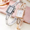 Reloj de Pulsera Electrónico Retro para Mujer con Banda de Acero Inoxidable Resistente al Agua