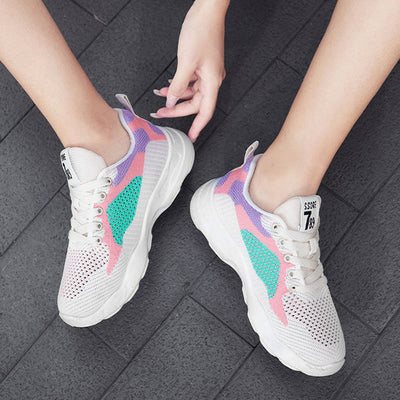Tenis Deportivos Colorblock para Mujer - Ligeros, Transpirables y Versátiles - Image 11