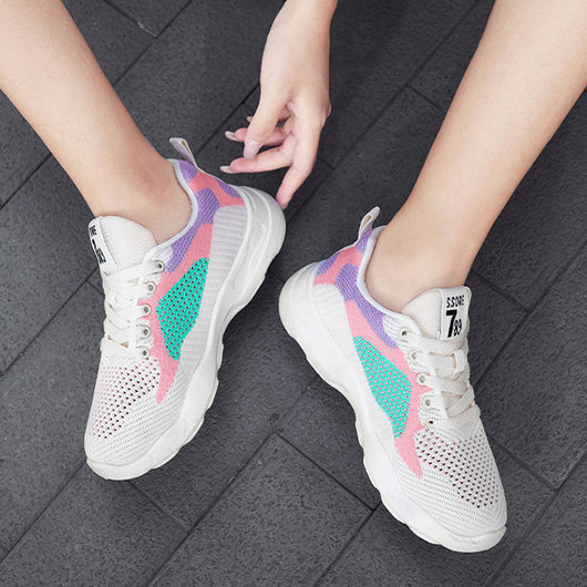 Tenis Deportivos Colorblock para Mujer - Ligeros, Transpirables y Versátiles - Image 11