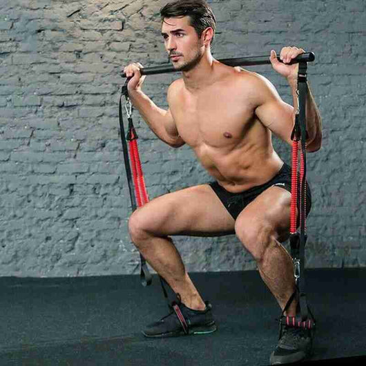 Kit de Barra Pilates con Bandas de Resistencia - Gimnasio Portátil para Casa - Image 3