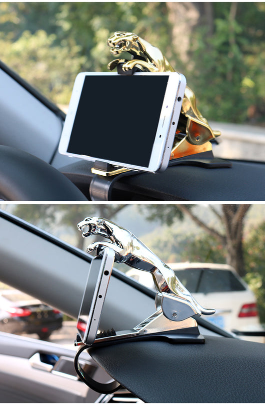 Soporte Giratorio 360° para Celular Diseño Jaguar - Accesorio Automotriz Premium - Image 2