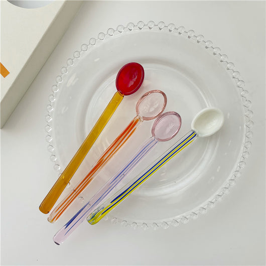 Cucharilla Decorativa de Vidrio Espiral Caramelos de Verano - Image 10