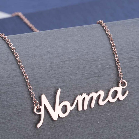 Collar Personalizado con Letra de Nombre en Aleación Dorada y Cobre - Image 25