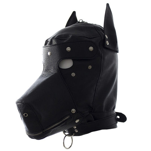 Capucha de Cuero para Perro - Juguete Interactivo Premium