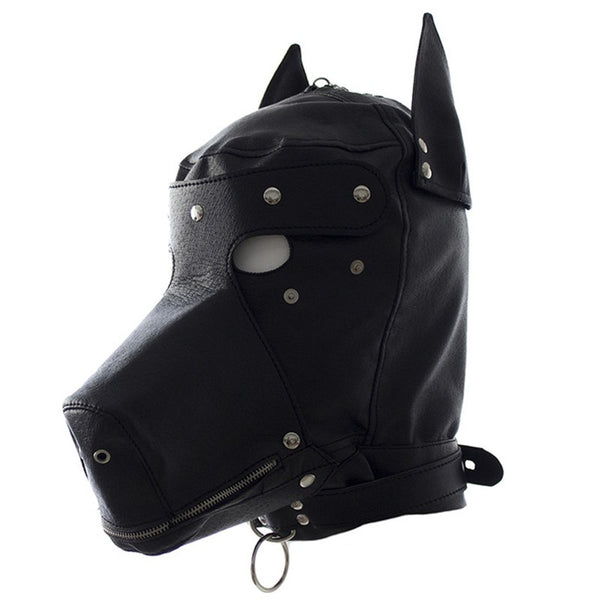 Capucha de Cuero para Perro - Juguete Interactivo Premium