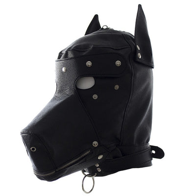 Capucha de Cuero para Perro - Juguete Interactivo Premium