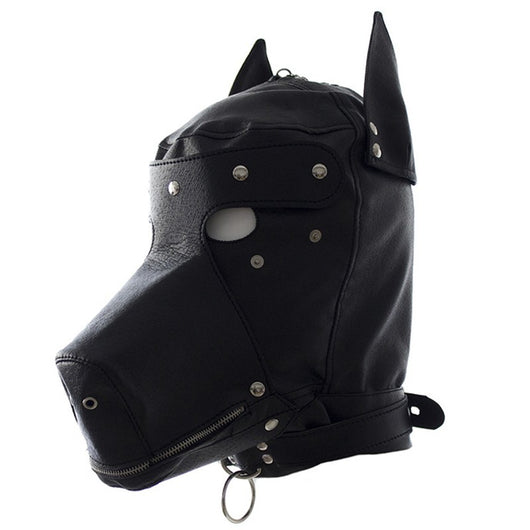 Capucha de Cuero para Perro - Juguete Interactivo Premium
