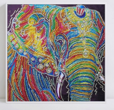 Cuadro de Diamantes Elefante - Pintura de Rhinestones 30x30cm - Image 3