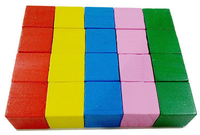 Juego de Bloques de Construcción Cubos para Enseñanza de Matemáticas en Madera - Image 7