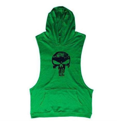 Musculosa Deportiva Calavera con Capucha - Image 14