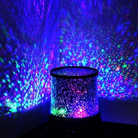 Proyector de Luz Nocturna LED con Estrellas de Colores Aleatorios