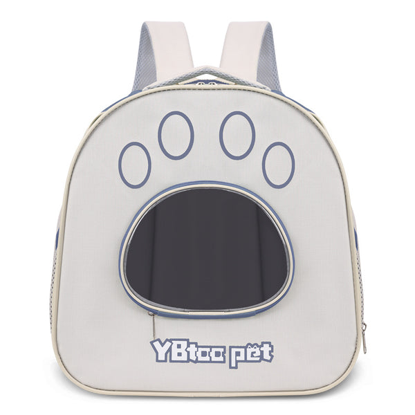 Mochila Transportadora Transparente para Mascotas con Doble Correa