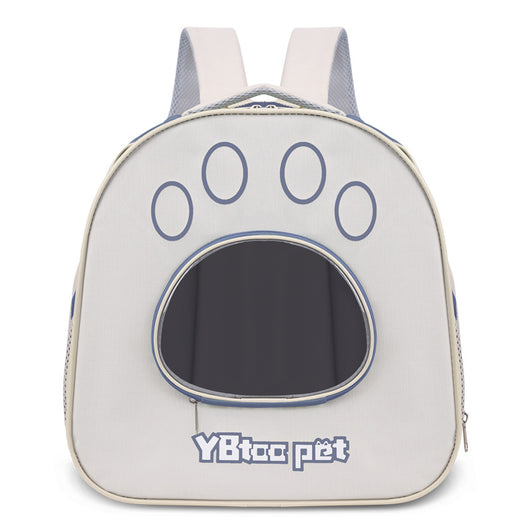 Mochila Transportadora Transparente para Mascotas con Doble Correa - Image 2