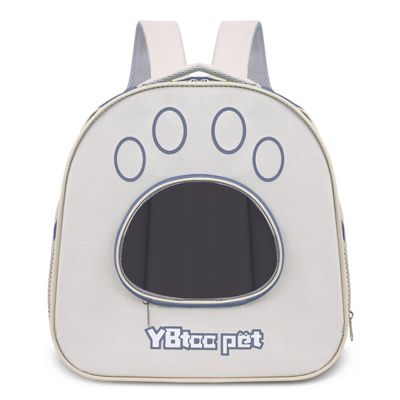 Mochila Transportadora Transparente para Mascotas con Doble Correa