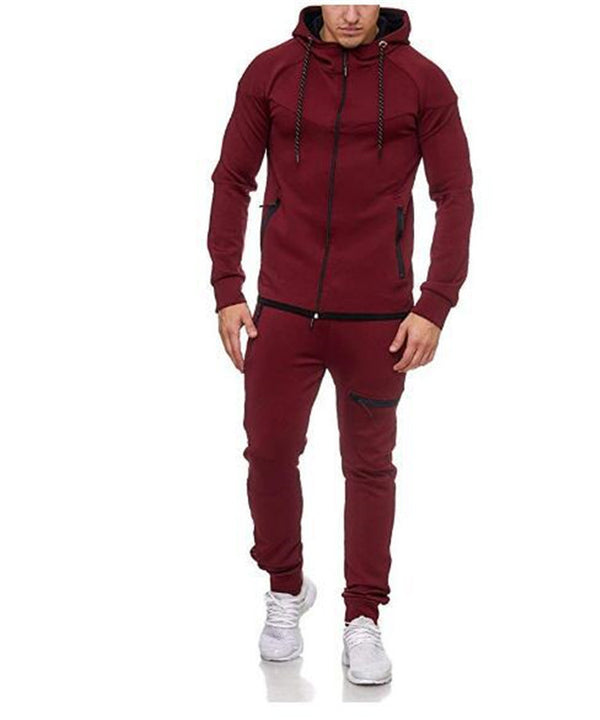 Sudadera Casual Fitness con Cierre Decorativo