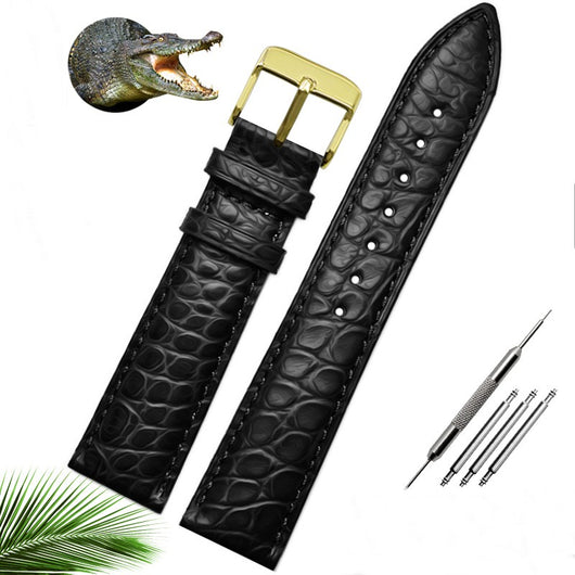 Correa de Reloj de Piel de Cocodrilo para Hombre y Mujer - Compatible con Mérdo - Image 16