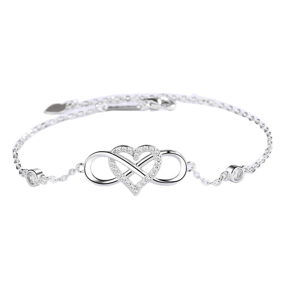 Pulsera de Plata Esterlina con Diamantes - Joyería de Lujo
