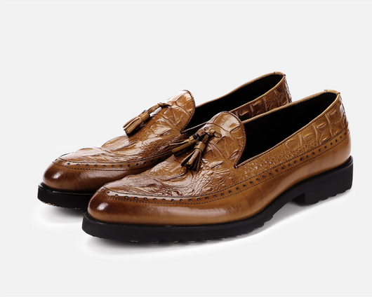 Zapatos de Vestir para Hombre con Borlas y Tallado Brock - Image 8
