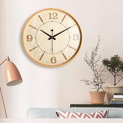 Reloj de Pared Minimalista en Madera Maciza - Image 3