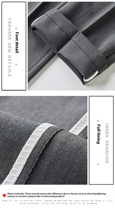 Pantalones Casuales Elásticos Slim Fit Lujo Ligero para Hombre - Image 17